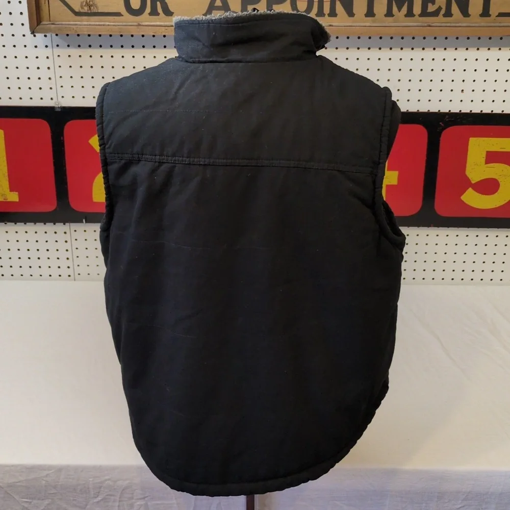 NWT Lee Sherpa Lined Canvas Work Vest Large - Picture 4 of 10